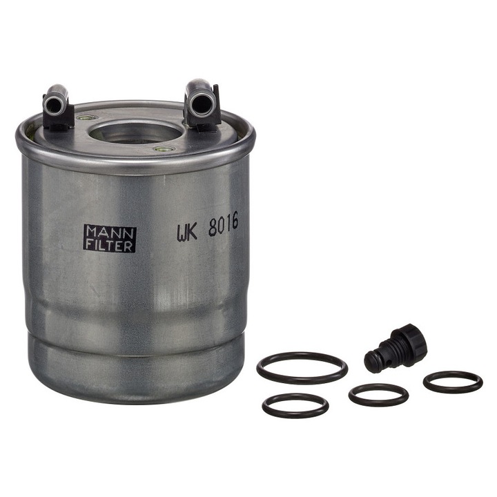Горивен филтър MANN WK8016X, 10x8мм, 118мм височина, 87мм диаметър, WK8016X