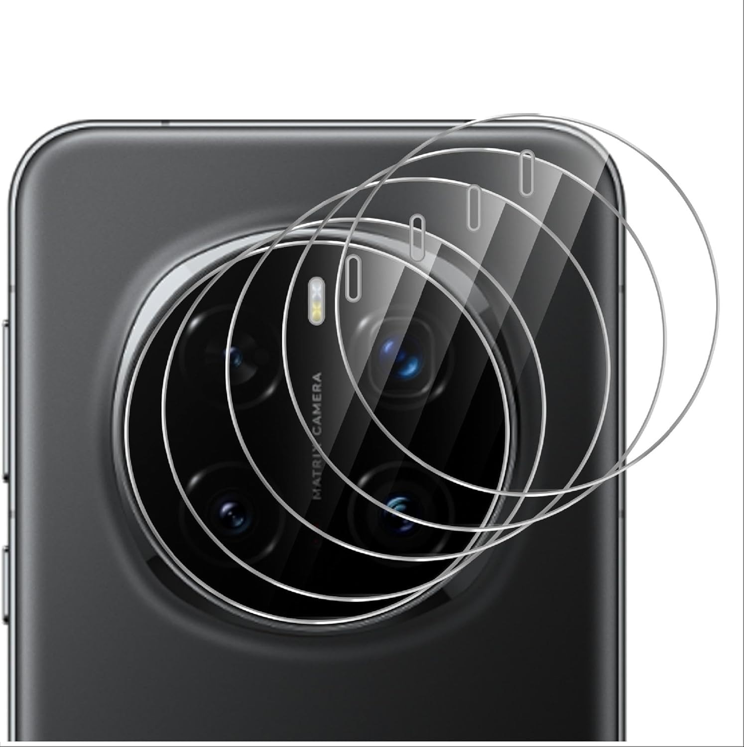 Set 2 Folii Protectie Camera din Sticla Securizata Transparenta pentru HONOR Magic 7 Pro, AntiShock, Grosime 0.2mm