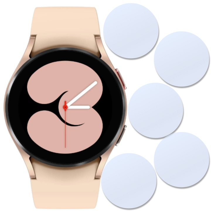 5x Edzett üveg képernyővédő fólia Samsung Galaxy Watch 4 / 5 / 6 / 7 / FE / 40MM-hez
