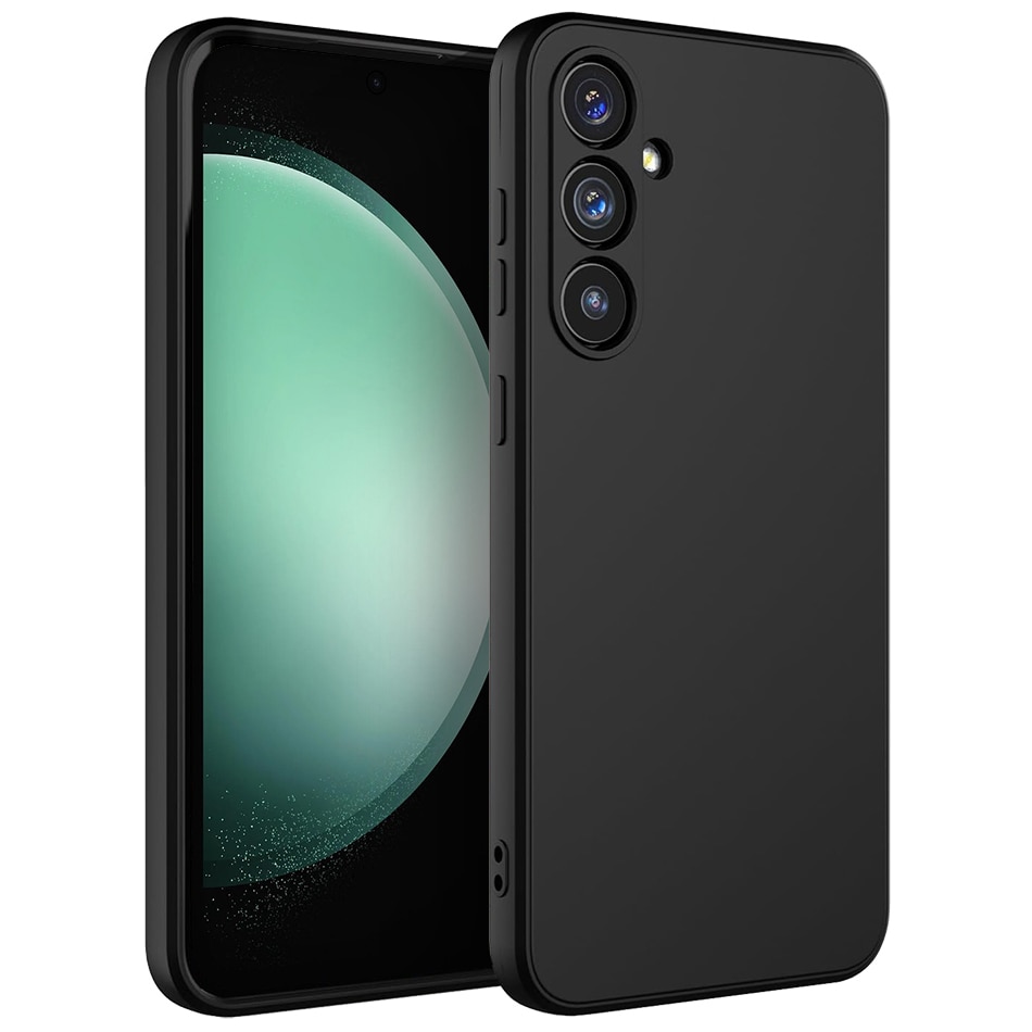 BestCase® Husa Slim Silicon pentru Samsung Galaxy S22, Negru mat