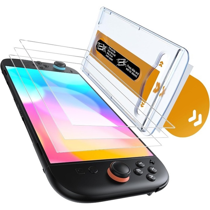 Защитно фолио за конзолата Special MR, съвместимо с Nintendo Switch 2, 9H закалено стъкло, прозрачно