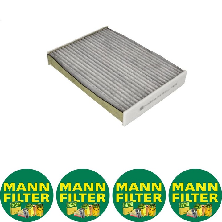 Filtru habitaclu cu carbon activat, cu polifenol Auto Mann Filter FP 25 012 pentru DACIA DOKKER, DOKKER EXPRESS/MINIVAN, LODGY, NISSAN X-TRAIL III, RENAULT EXPRESS/MINIVAN, KOLEOS II, ZOE 1.2-Electric 03.12, 4 stickere Mann Filru