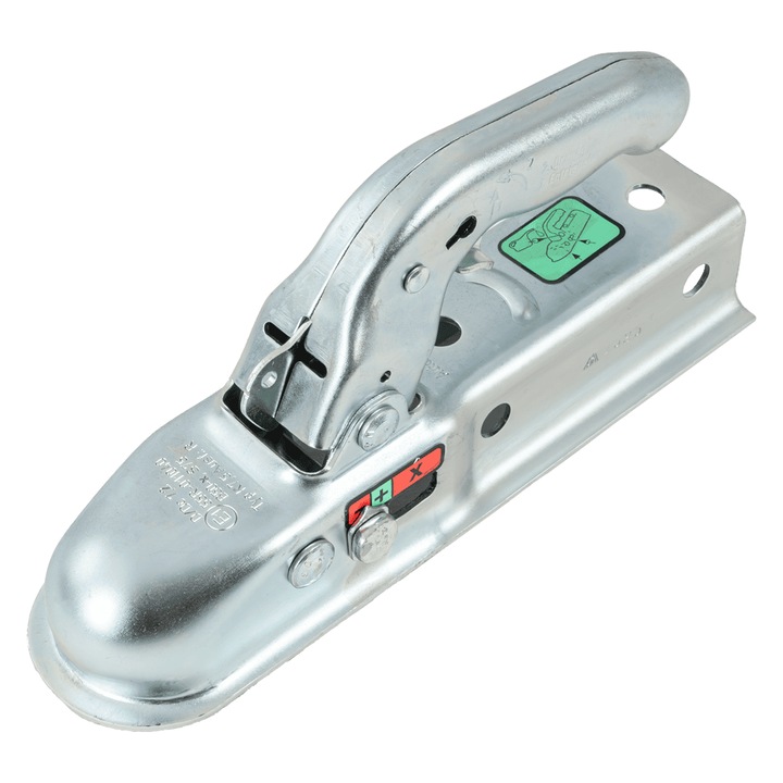 Carlig sferic KNOTT K7.5-G pentru o remorca de 750 kg cu o bara de tractare patrata de 45 mm