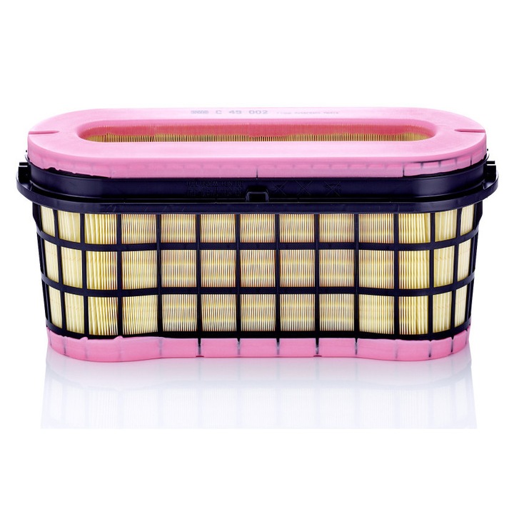 Filtru de aer MANN, 486x186x210mm, material ignifug, pentru piese auto