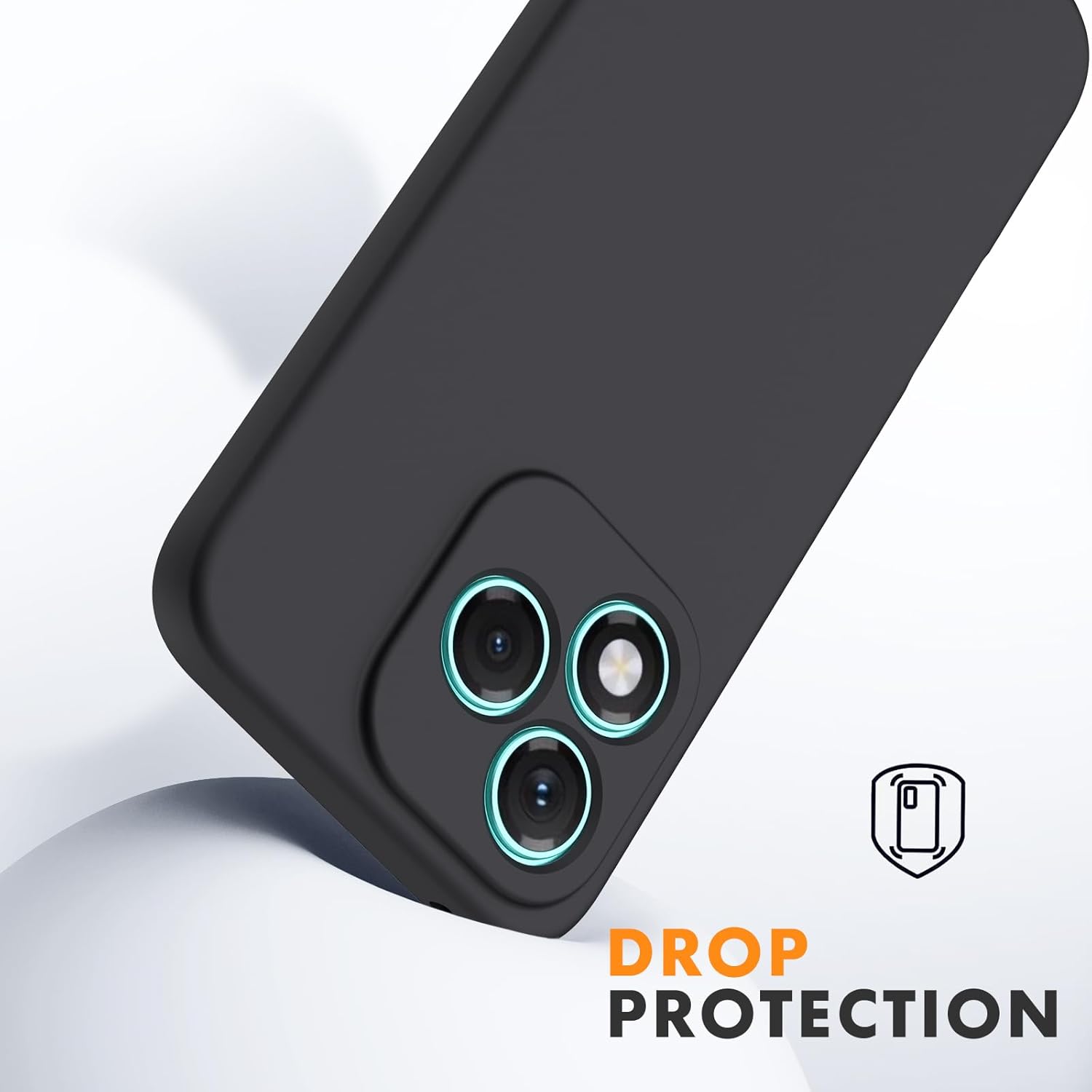 Husa Soft Touch, slim, ALC Mobile, anti soc, compatibila cu Honor 400 Lite 5G, Negru Tpu