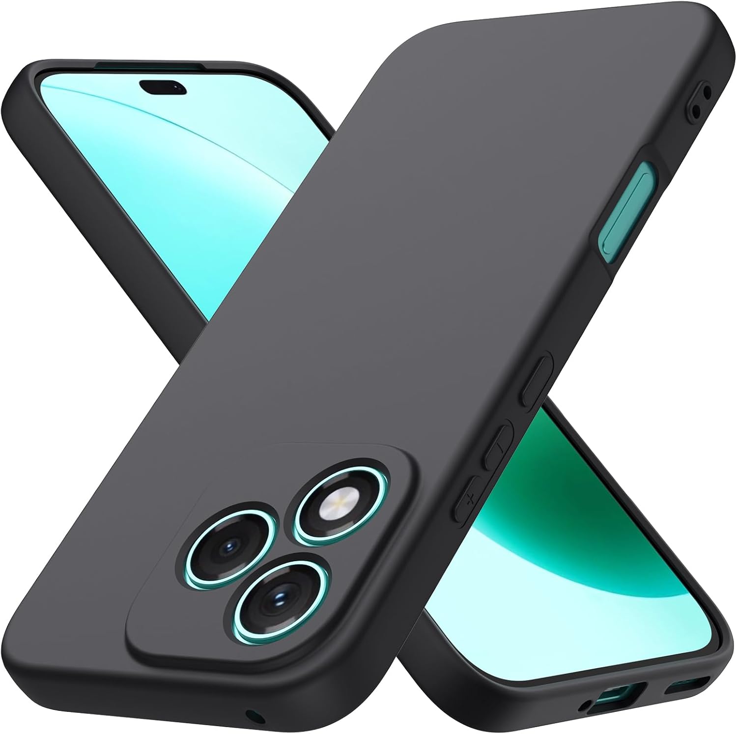 Husa Soft Touch, slim, ALC Mobile, anti soc, compatibila cu Honor 400 Lite 5G, Negru Tpu