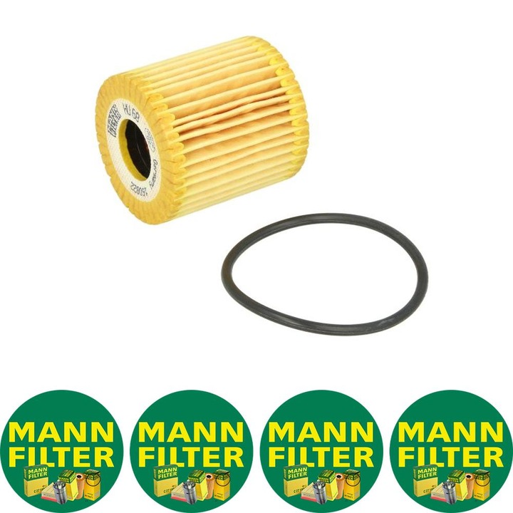 Filtru ulei Auto Mann Filter HU 68 X pentru SMART CABRIO, CITY-COUPE, CROSSBLADE, FORTWO, ROADSTER 0.6/0.7/0.8D 07.98, 4 stickere Mann Filru
