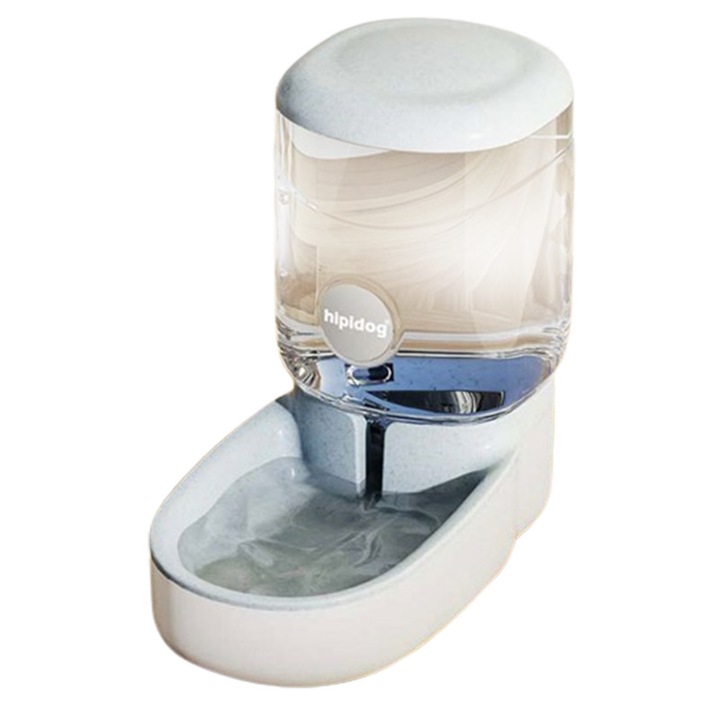 Fantana automata pentru animale de companie, Senmase, capacitate mare, 31x28x15cm, gri