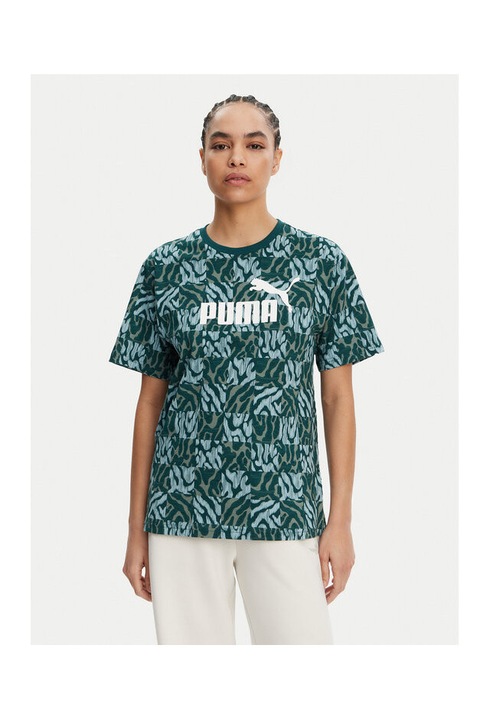 Puma női póló, 685070, pamut/újrahasznosított pamut, XL INTL, zöld