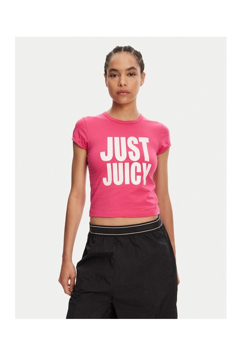 Juicy Couture női póló, JCGCT125040, Pamut, Rózsaszín, Rózsaszín