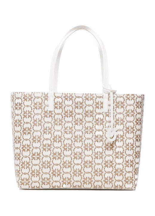 Дамска чанта PINKO, 42 x 28 x 13см, Бежов