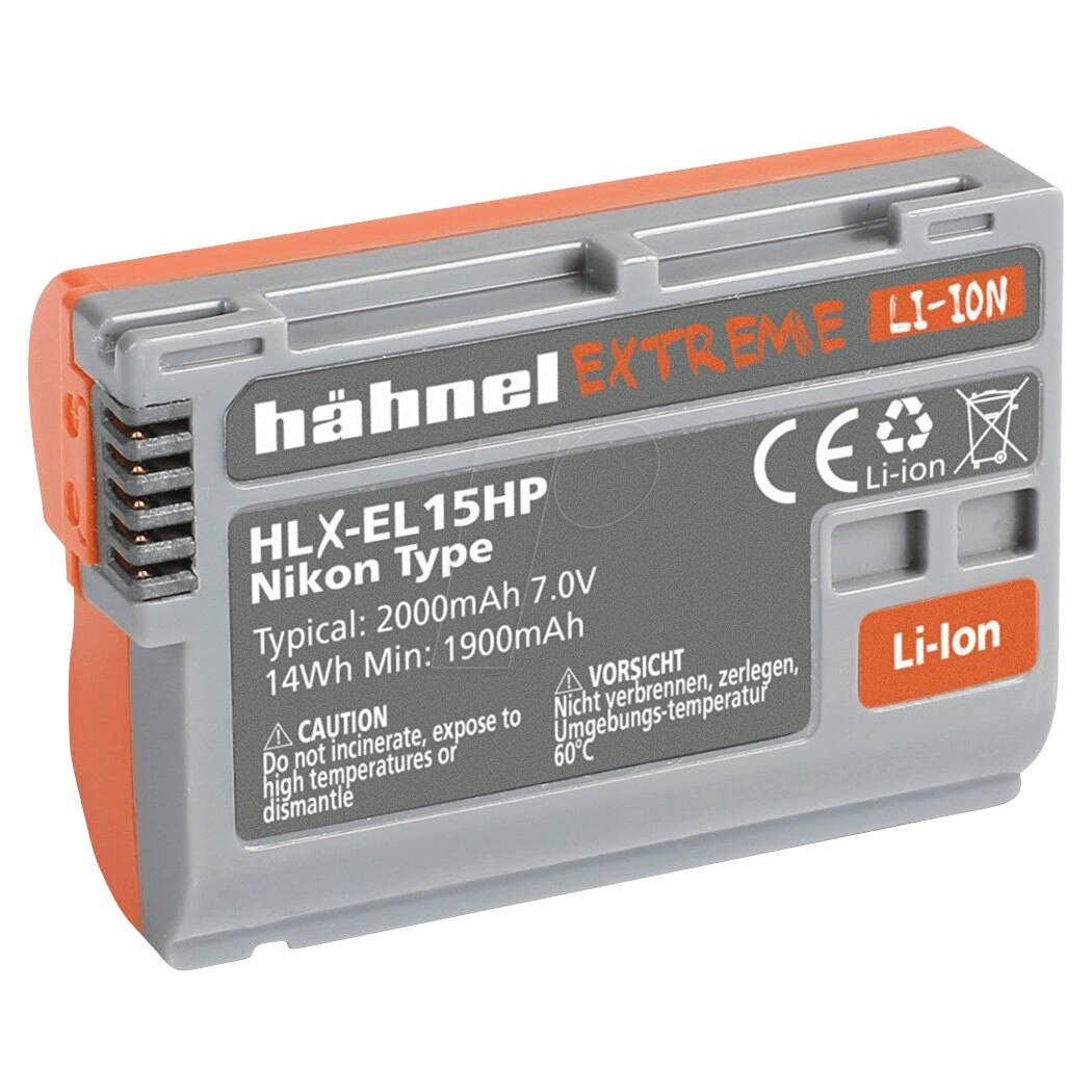 Acumulator Li-Ion Hahnel HLX-EL15HP tip Nikon EN-EL15 (7V 2000mAh 14Wh)