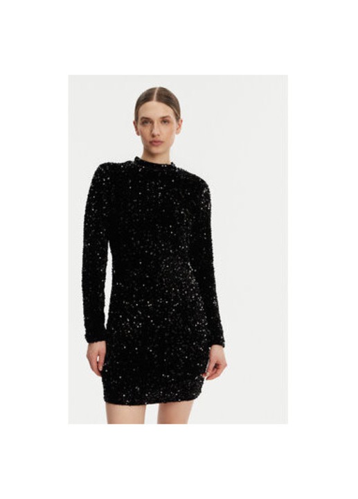 Dkny női ruha, P4ID6XQY, poliészter, fekete, Fekete