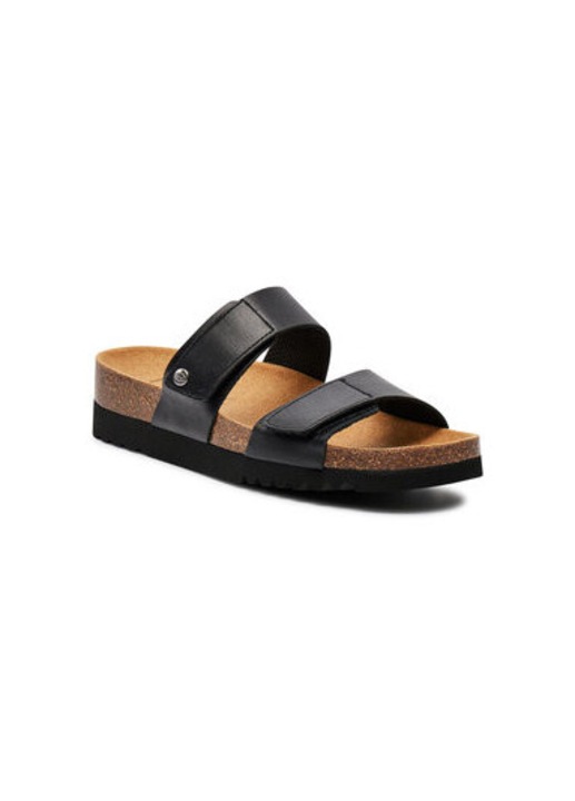 Papuci dama Scholl, 304156830, Piele naturala, 35 EU, Negru