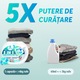 Detergent de rufe capsule Regal Bliss ® 5in1 pods pentru curatarea si protectia hainelor, detergent lichid concentrat si antibacterian, delicat cu pielea sensibila, indepartare eficienta a petelor, parfum de lunga durata, Mountain Spring, 100 Spalari