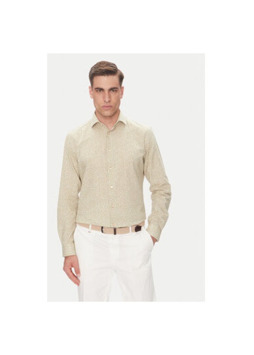 Pierre Cardin férfi ing, C6 41017.0451, pamut, bézs, Bézs