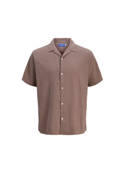 Jack Jones férfi ing, 12255781, pamut, barna, Barna