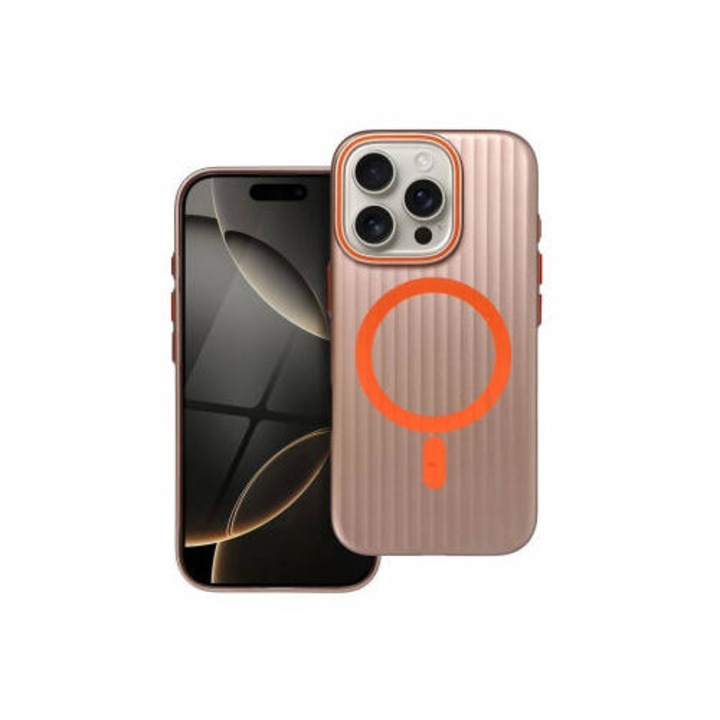 Husa OEM MagSafe Apple iPhone 13 Simply Roz Auriu