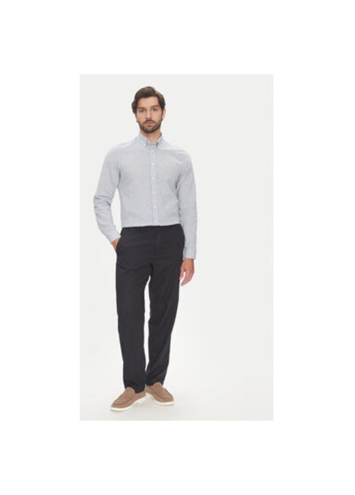 Lindbergh ferfi ing, 30-203344B, lenvaszon/pamut, vilagoskek, Világoskék