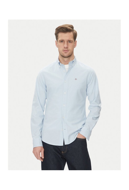 Gant férfi ing, 3230115, Pamut, Világoskék, Világoskék