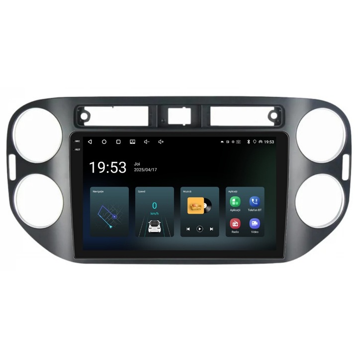 Navigatie PilotOn VW Tiguan I 2010-2018 9 inch 4GB 64GB 4 CORE