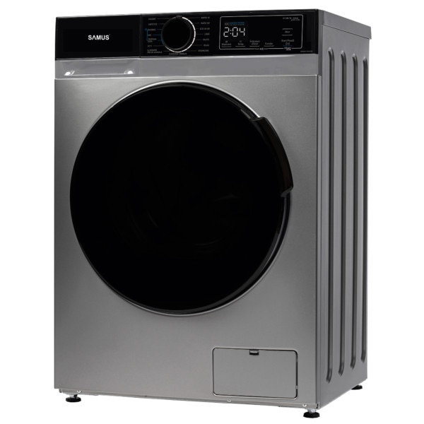 Masina de spalat rufe Samus WSADI-10145DS, 10 kg, Motor inverter, 1400 rotatii, 15 programe, Clasa energetica A, Afisaj electronic, gri inchis