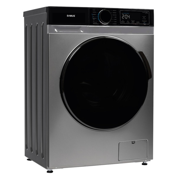 Masina de spalat rufe Samus WSADI-10145DS, 10 kg, Motor inverter, 1400 rotatii, 15 programe, Clasa energetica A, Afisaj electronic, gri inchis