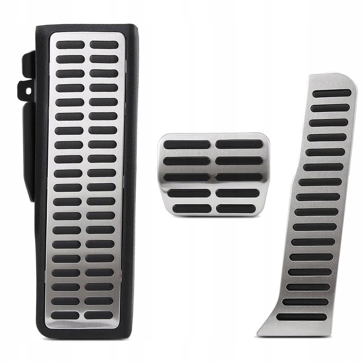 Set accesorii pedale ST PARTS pentru Skoda Superb II 3T, Volkswagen Passat B6/B7, Culoare: metalic, Dimensiuni: standard