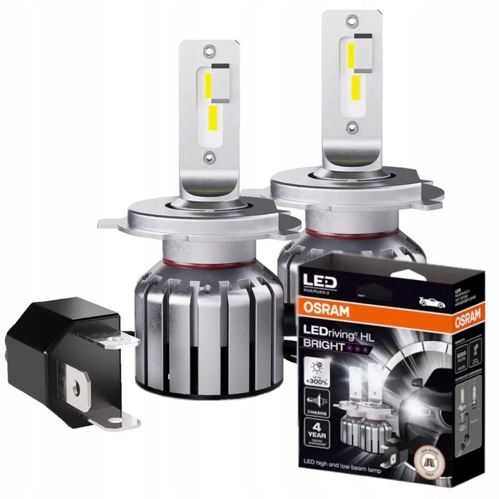 Ретрофит LED лампа H4/H19 Osram LEDriving HL BRIGHT 15W 6000K студено бяла