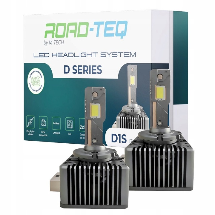 Autóizzó Xenon LED D1S M-Tech 6000K 35W 12/24V Plug & Play