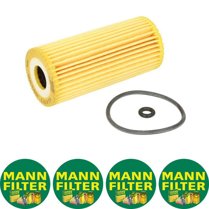 Filtru ulei Auto Mann Filter HU 615/3 X pentru MERCEDES A (W168), A (W169), B SPORTS TOURER (W245), VANEO (414) 1.7D/2.0D 07.98-06.12, 4 stickere Mann Filru