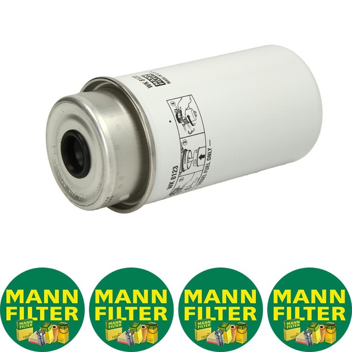 Filtru combustibil Auto Mann Filter WK 8123 pentru FORD TRANSIT, TRANSIT TOURNEO ABFA-QWFA 01.00-08.14, 4 stickere Mann Filru