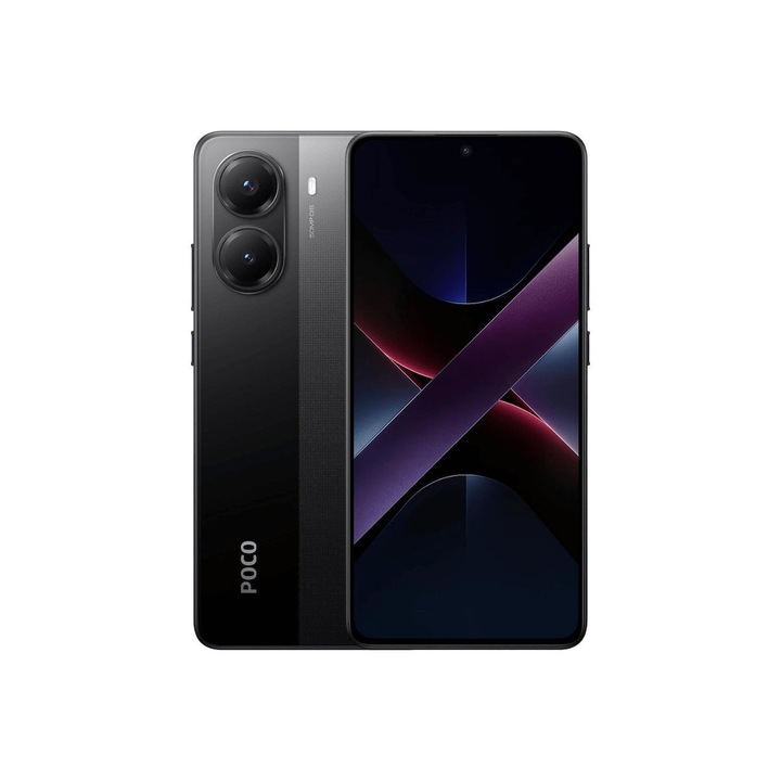 Telefon mobil Xiaomi Poco X7 Pro, 12 GB RAM, 512 GB, 5G, 6,67", Negru, Dual SIM, Baterie 6000 mAh