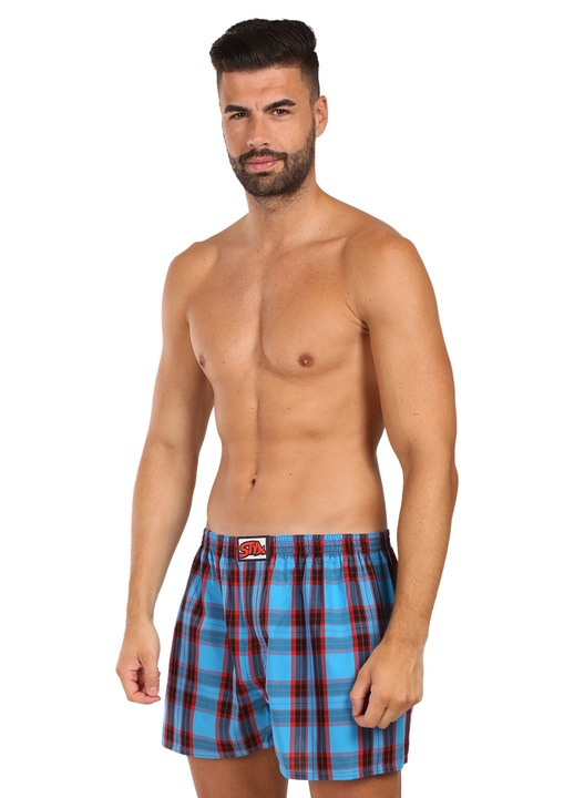 Boxeri barbatesti Styx A1110, multicolor, 100% bumbac, multicolor