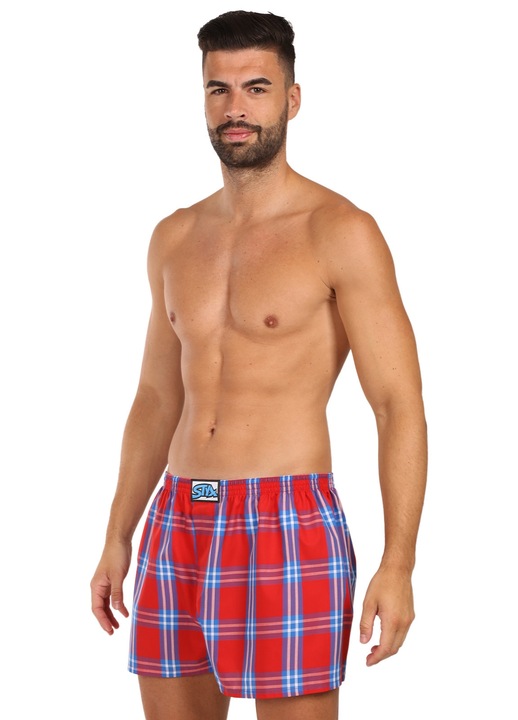 Boxeri Styx A1108, multicolor, 100% bumbac, confort maxim