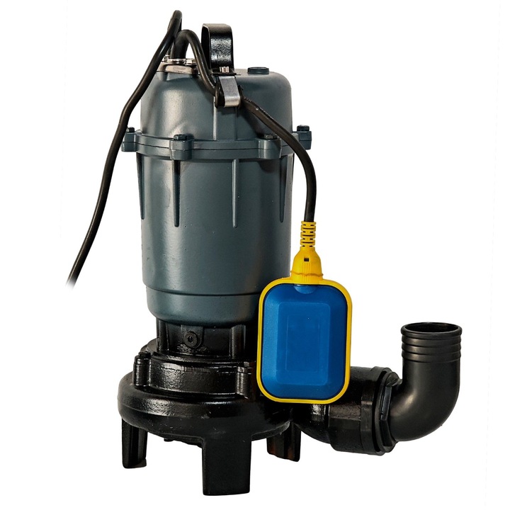 Помпа за мръсна вода DDT с външен прекъсвач и поплавък, 2600 W, 12 м³/ч, дебит 12 м