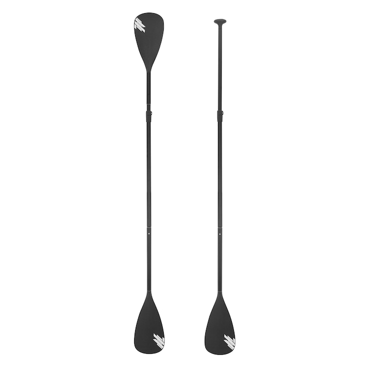 Vasla dubla telescopica reglabila ECD Germany pentru SUP Stand Up, caiac si canoe, paddle auxiliar format din 4 piese de aluminiu, lungime reglabila, 2 inele anti-picurare, unghi de 45°, reglabila, lama din plastic detasabila