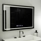 Oglinda LED Rectangulara, 120x80cm, Alb, Verite Majeste Noir Motion Glow Marcello, Sistem Dezaburire, Ceas & Termometru, Dimabila