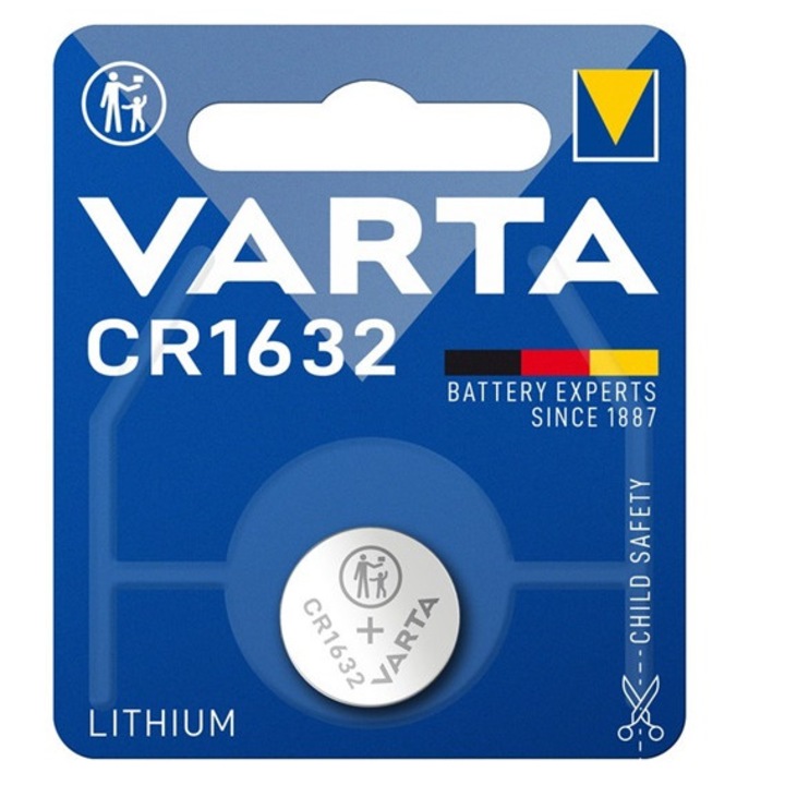 Varta gombelem, cr1632, 3v, lítium, 1db/csomag