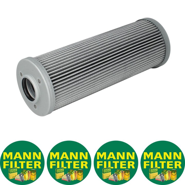 Filtrul hidraulic al cutiei de viteze Mann Filter HD 722 pentru FENDT 200, 300, 400, 500, 700, 800, 900, 9000, CASE IH CVT, CVX, JCB FASTRAC, LANDINI 7000, 8000, MASSEY FERGUSON 6000 1104C-44-TDC7.8L6, 4 stickere Mann Filru