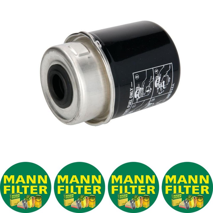 Filtru combustibil Mann Filter WK 8169 pentru FENDT 200, 9000, AGCO DT, CARRARO LS, CASE IH 4000, 500, CVT, JX, MXM, CATERPILLAR 200, 300, CS, IT, M, CLAAS ARES, ARION, AXION, DITCH WITCH R 1006-6T-F5C, 4 stickere Mann Filru