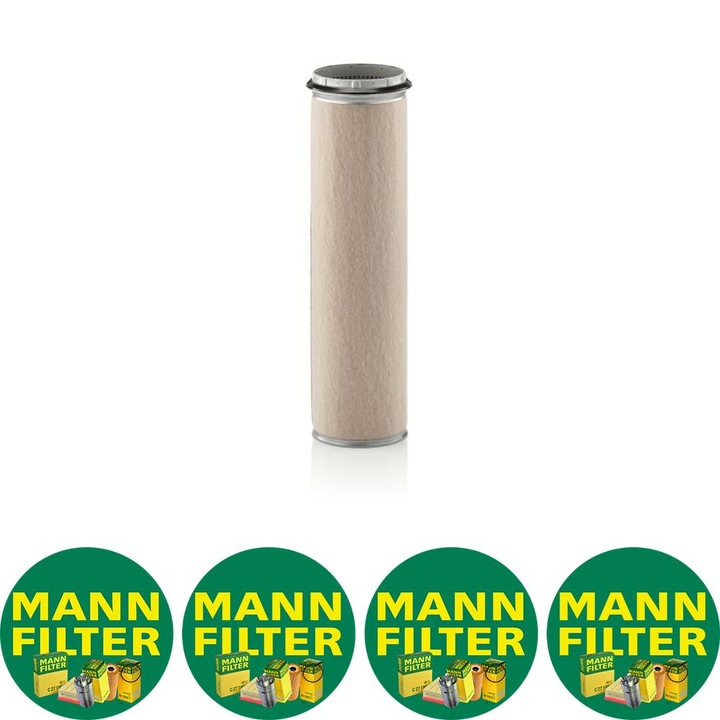 Filtru aer Mann Filter CF 1300 pentru DAF F 2100, F 2300, F 2500, F 2800, SB, MAN CLA, MERCEDES UNIMOG, VOLVO A, FENDT 600, 800, 900, URSUS 3000, C, MF 23C-TD73KFE, 4 stickere Mann Filru