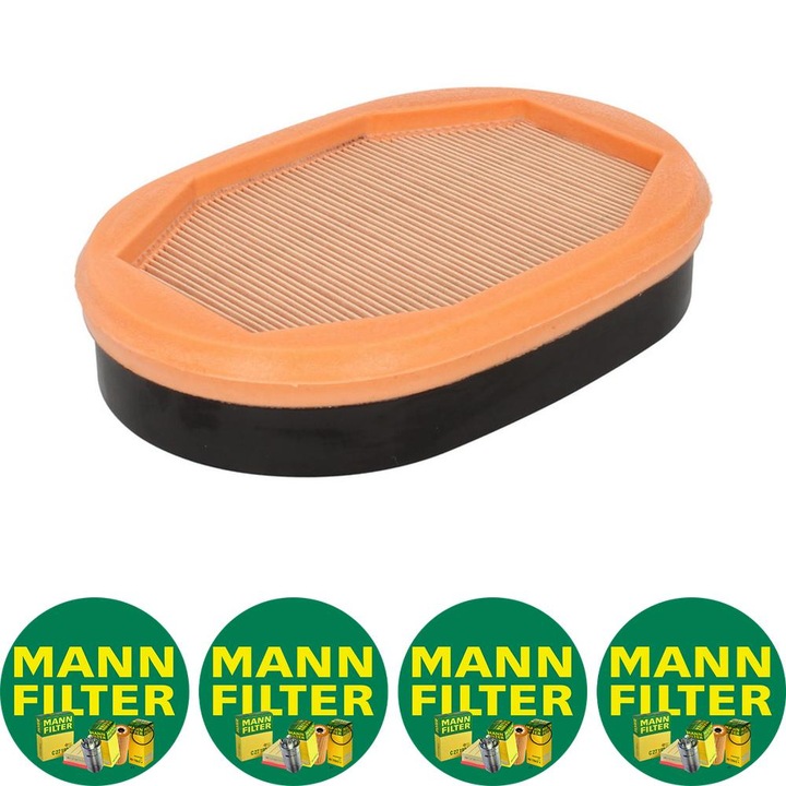 Filtru aer Mann Filter CF 2135 pentru BASAK 2000, CATERPILLAR 300, 400, 900, AP, BG, CB, CP, CS, D, IT, M, PF, PS, TH, FARMTRAC 600, 7000, GENIE GTH, JCB TM, LANDINI 5, 70 1006-6T-C4.4T, 4 stickere Mann Filru