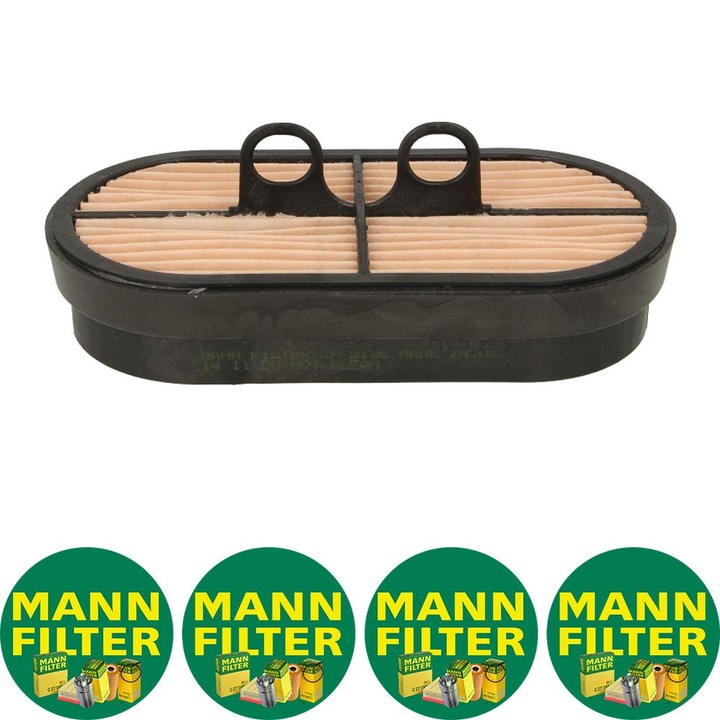 Filtru aer Mann Filter CF 2120 pentru FENDT 200, URSUS 3000, BELL 300, CARRARO LS, CASE IH 4000, 500, AF, CS, FARMALL, JX, JXU, MAXXUM, QUANTUM, CASE-STEYR 4000 1000.4WT-TCD2012L42V, 4 stickere Mann Filru