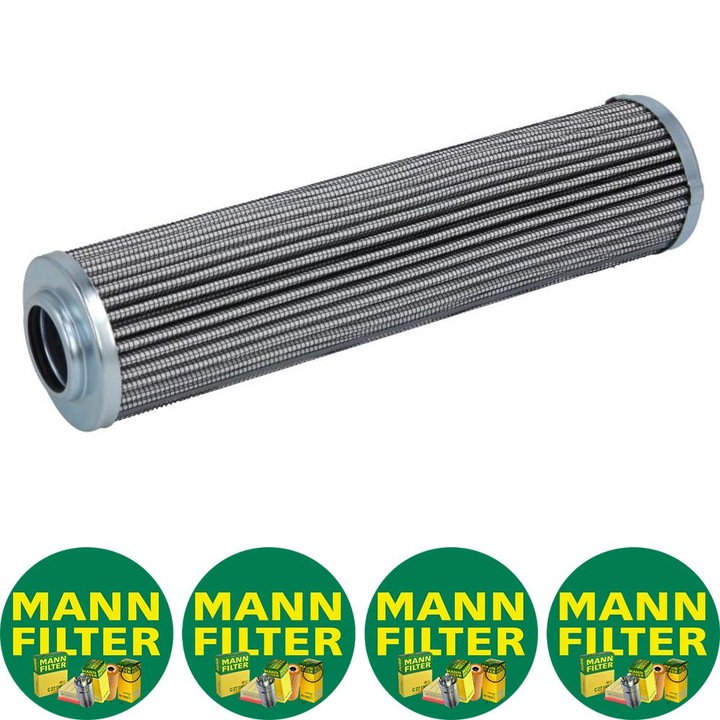 Filtru hidraulic Mann Filter HD 501 pentru URSUS 4512, 4514, 7524, 6024, ZETOR 110, 120, ARMATRAC 1104, BAOLI CPCD40, BASAK 2090, 2100, 2110, BOBCAT 360, 470, CASE IH 485, CATERPILLAR 312BL, 312D2, 317N, 4 stickere Mann Filru