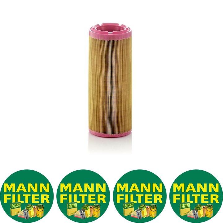 Filtru aer Mann Filter C 13 145/2 pentru URSUS 7000, MF, AEBI TERRATRAC, AHLMANN AL, AMMANN AV, BAOLI CPCD, BOBCAT 900, CASE IH C, CX, FARMALL, CATERPILLAR 200, 2000, 300, 900 103-15-V3300-B, 4 stickere Mann Filru