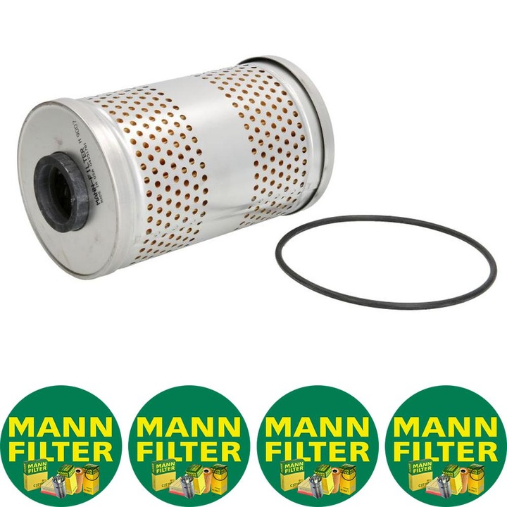 Filtru hidraulic Mann Filter H 9007 X pentru AG CHEM XX4 / XXX4, CASE IH 5000 MAXXUM, 600, 700, W, CHAMPION 700, CLARK 100, FORD 700, HITACHI EX, HYUNDAI HL, R, JOHN DEERE 700 1006-6-V378, 4 stickere Mann Filru