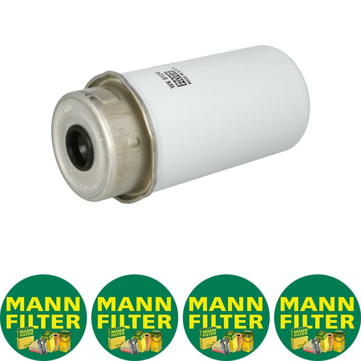 Filtru combustibil Mann Filter WK 8124 pentru NEW HOLLAND TL, TM, VALTRA S 675TA/FA-NEF4(F4GE0454A), 4 stickere Mann Filru