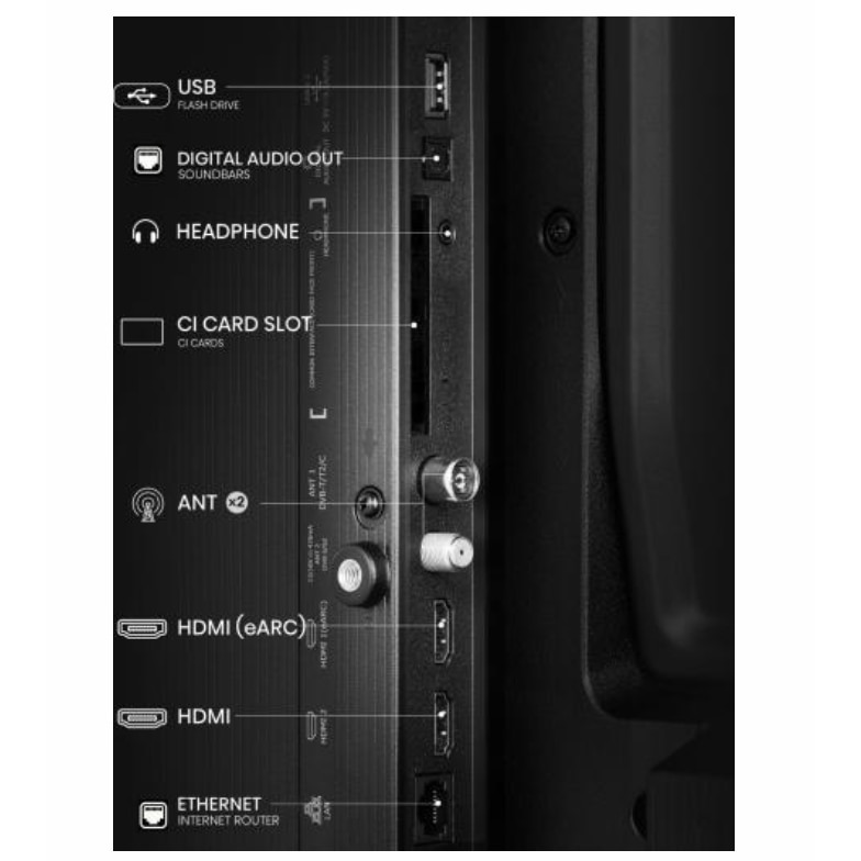 Televizor LED Hisense 32A4Q, Smart TV, WiFi, 80 cm, HD Ready