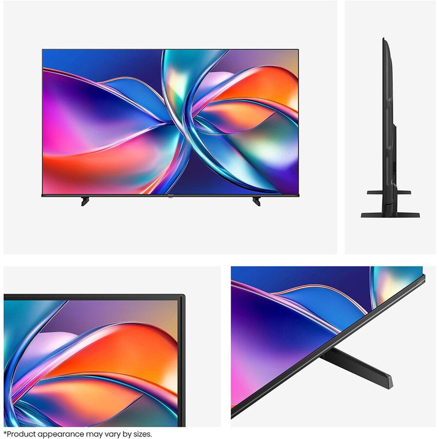 Televizor Hisense 55" E7Q, 4K Ultra HD 3840x2160, QLED, Quantum Dot, HDR 10+, HLG, Dolby Vision, DTS Virtual X, Smart TV, WiFi, Senzor de Lumina, BT, Anyview Cast, 3xHDMI, 2xUSB, LAN, CI+, DVB-T2/C/S2, Negru 55E7Q